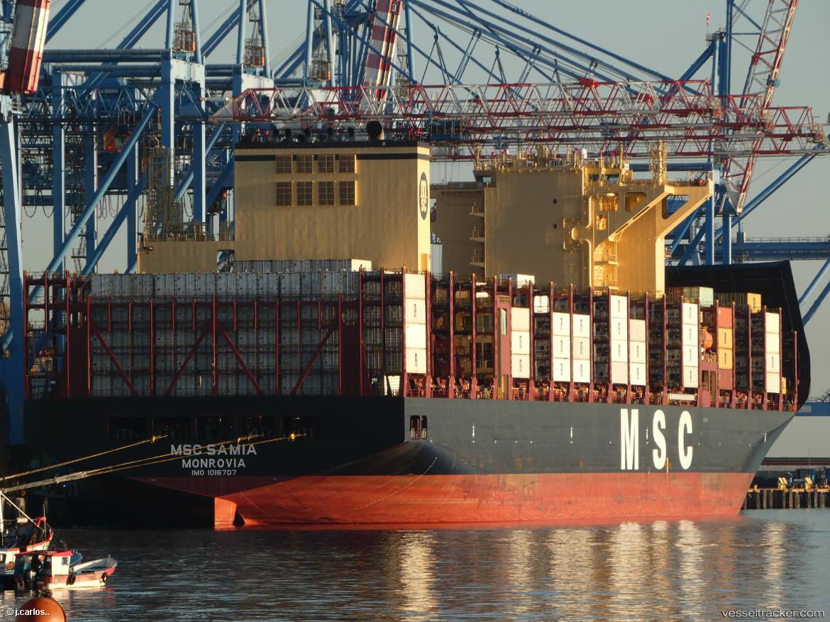 Msc-Samia - Container Ship vessel