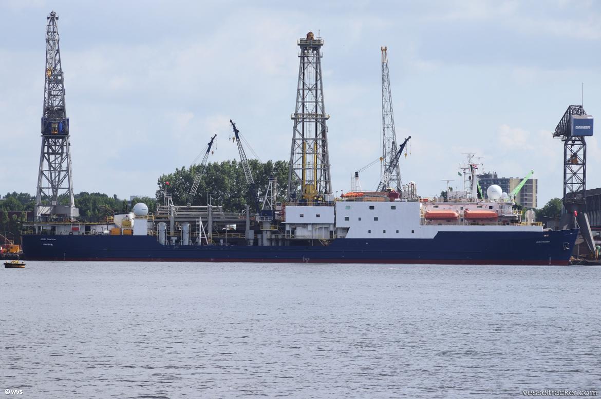 Joides-Resolution - Drilling Ship vessel