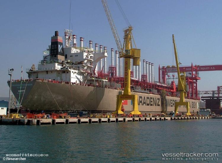 Kps-Kaya-Bey - Power Station Vessel vessel registered in Liberia