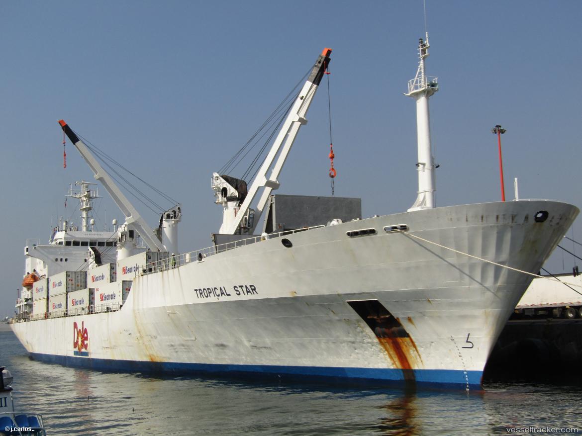 Mv-Tropical-Star - Refrigerated Cargo Ship vessel