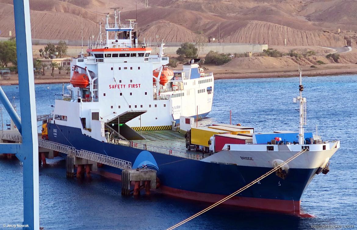 Bridge - Container Ro Ro Cargo Ship vessel