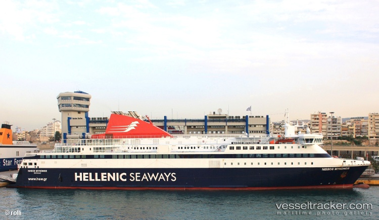 Blue-Star-Myconos - Passenger Ro Ro Cargo Ship vessel