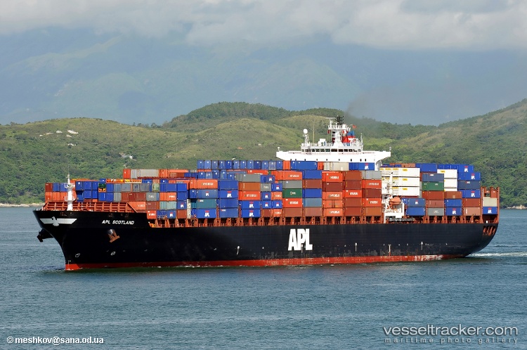 Apl-Scotland - Container Ship vessel