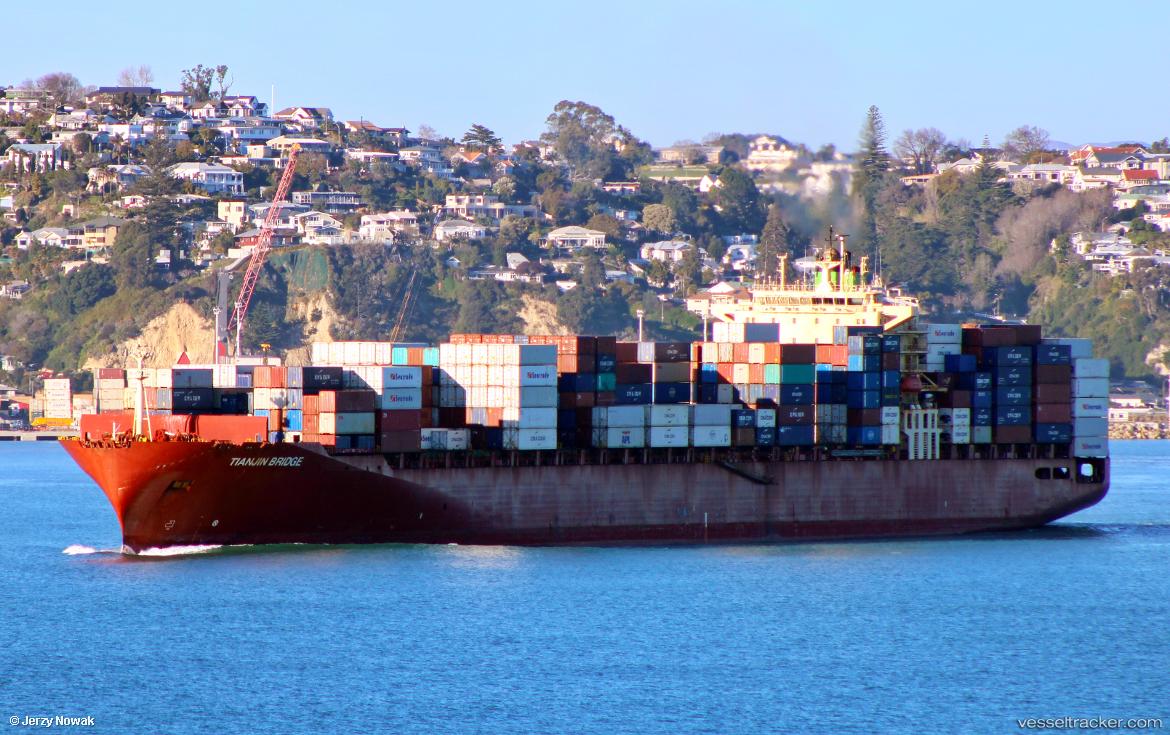 Tianjin-Bridge - Container Ship vessel