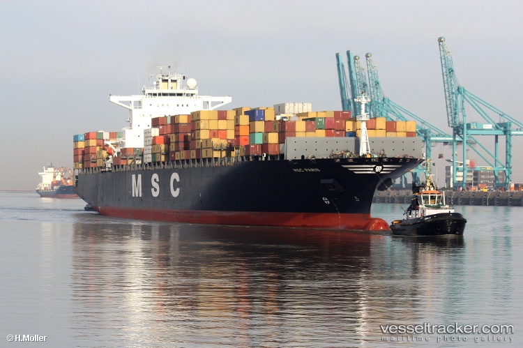 Msc-Paris - Container Ship vessel