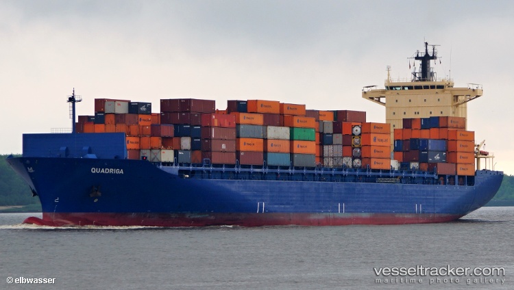 Burgundy - Container Ship vessel