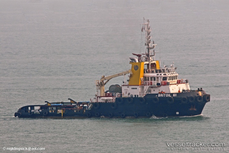 Britoil-61 - Service Ship vessel