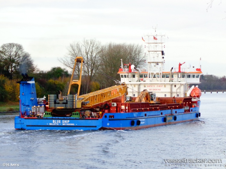 Blue-Sky - Deck Cargo Ship vessel