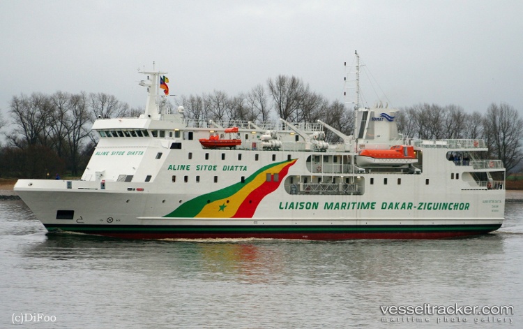 Aline-Sitoe-Diatta - Passenger Ro Ro Cargo Ship vessel