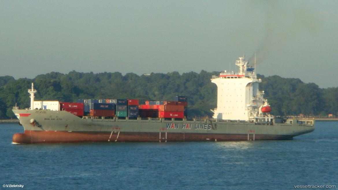 Wan-Hai-275 - Container Ship vessel