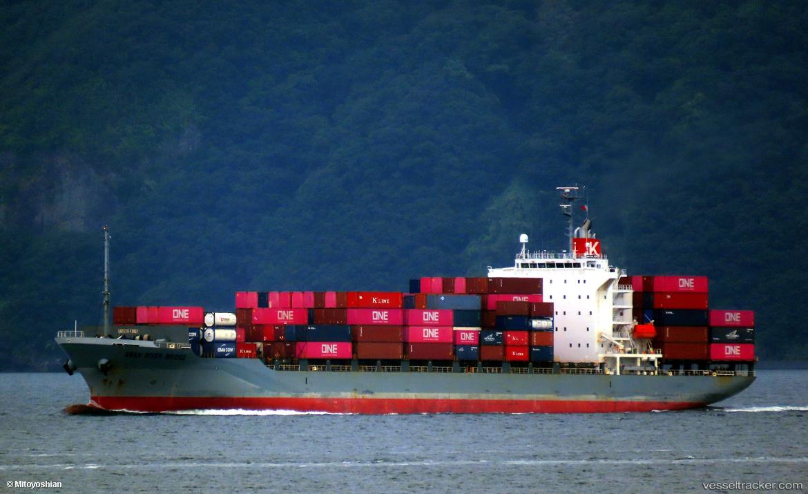 Swan-River-Bridge - Container Ship vessel
