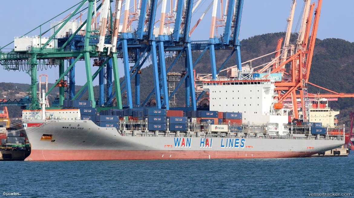 Wan-Hai-352 - Container Ship vessel