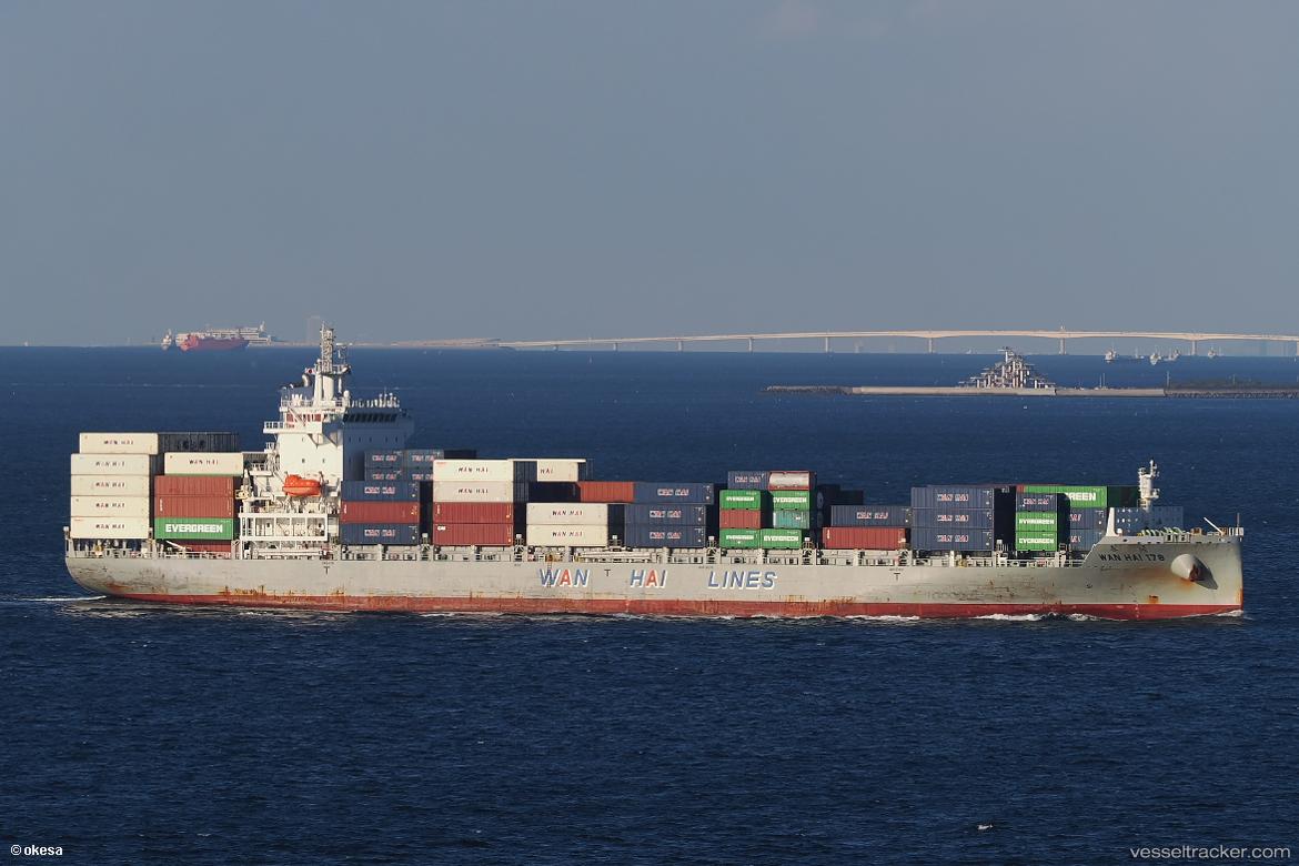 Wan-Hai-178 - Container Ship vessel