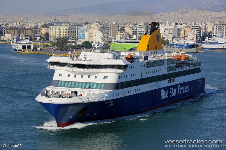 Blue-Star-Patmos - Passenger Ro Ro Cargo Ship vessel