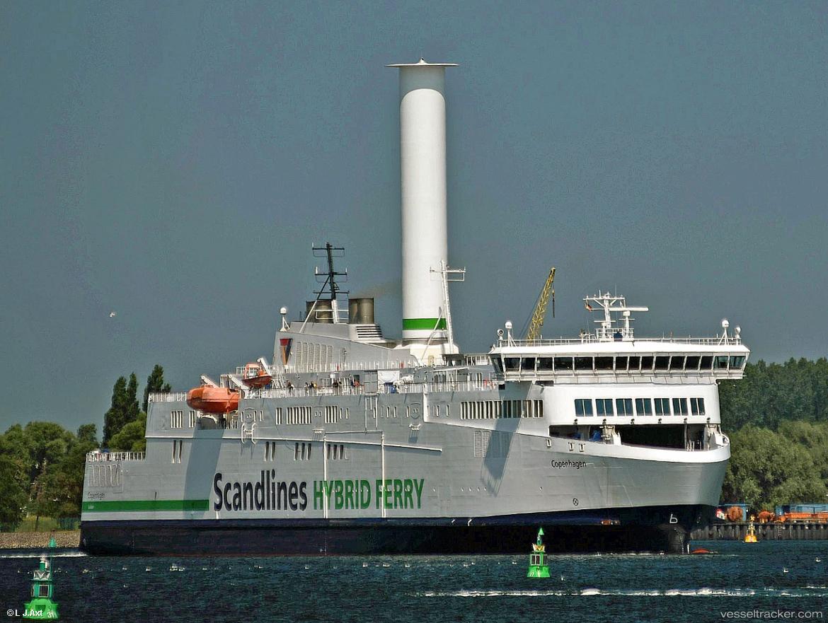 Copenhagen - Passenger Ro Ro Cargo Ship vessel