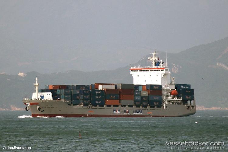 Wan-Hai-103 - Container Ship vessel