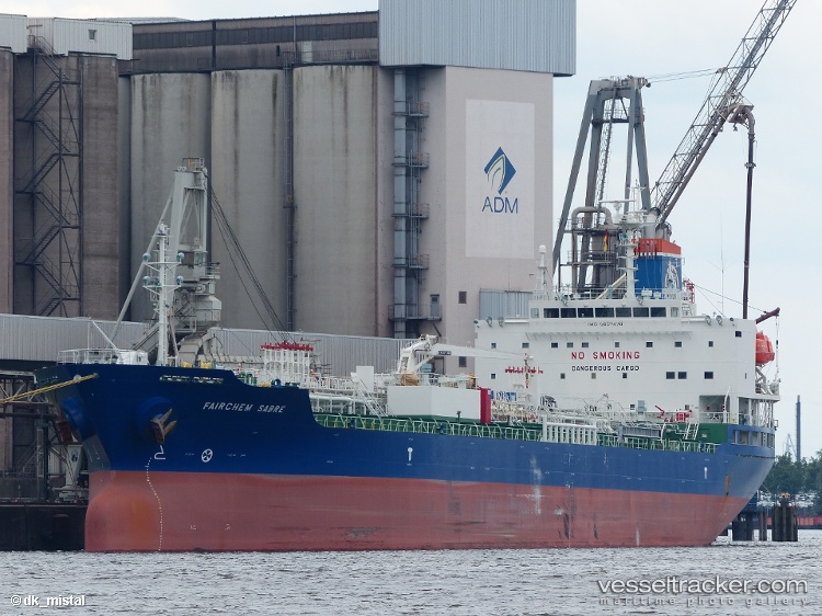 Fairchem-Sabre - Chemical Oil Products Tanker vessel