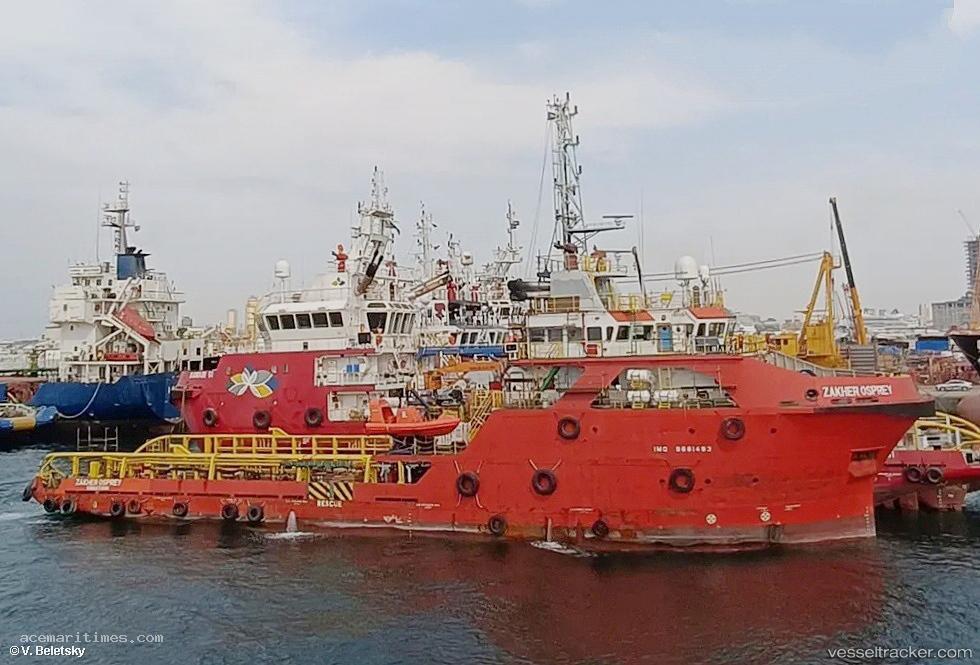 Zakher-Osprey - Offshore Support Vessel vessel registered in Saint Vincent and the Grenadines
