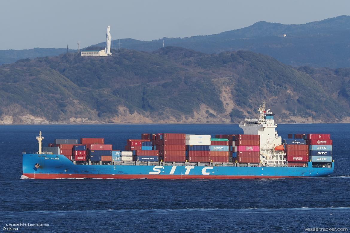 Sitc-Fujian - Container Ship vessel registered in Hong Kong