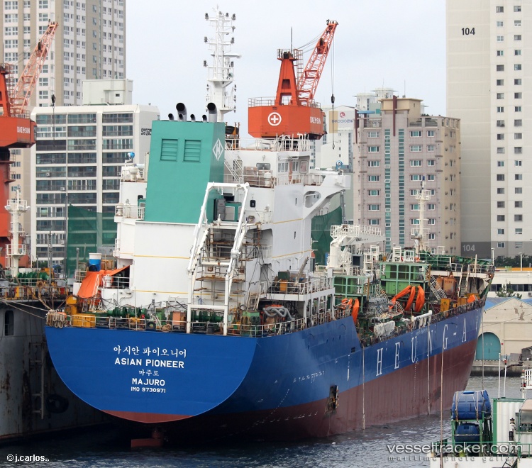 Asian-Pioneer - Chemical Oil Products Tanker vessel