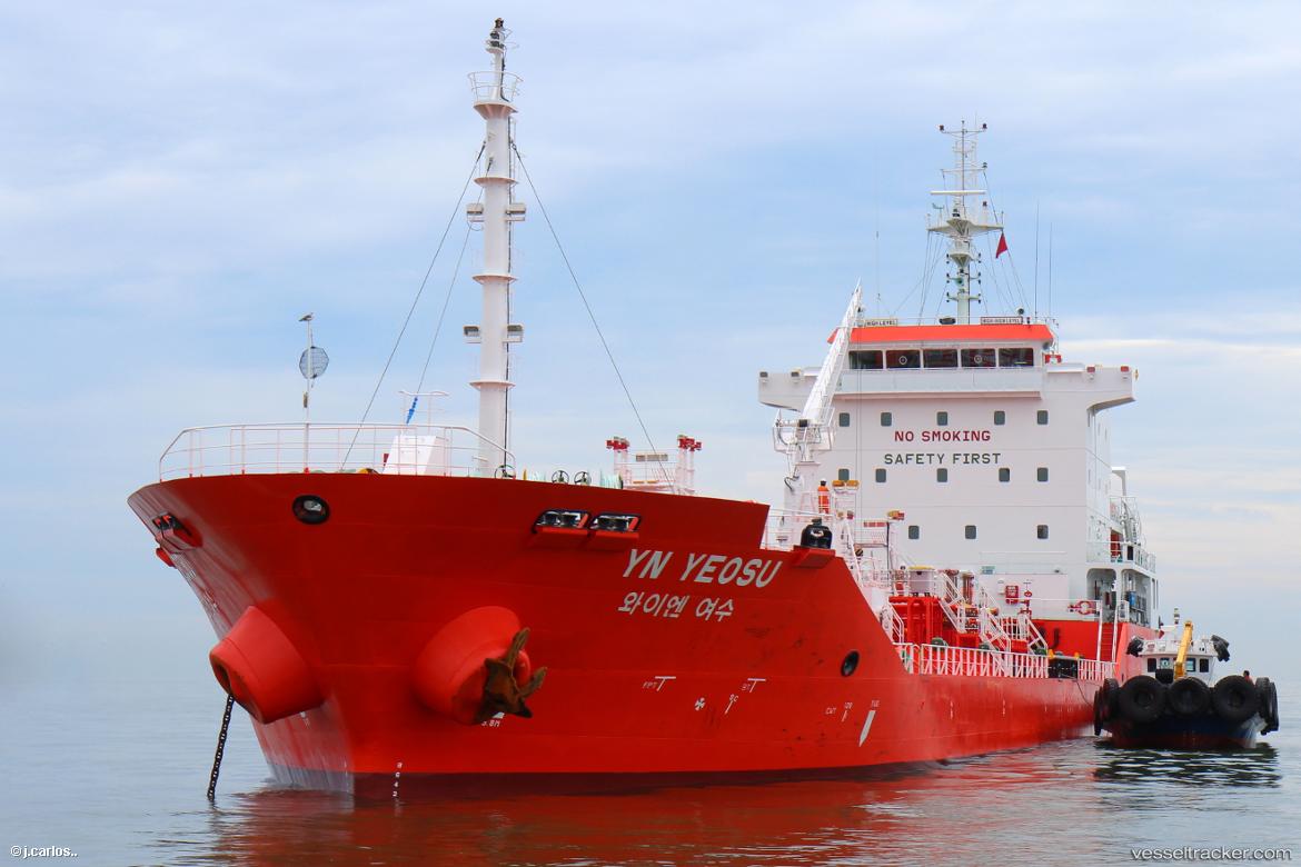 Yn-Yeosu - Chemical Oil Products Tanker vessel