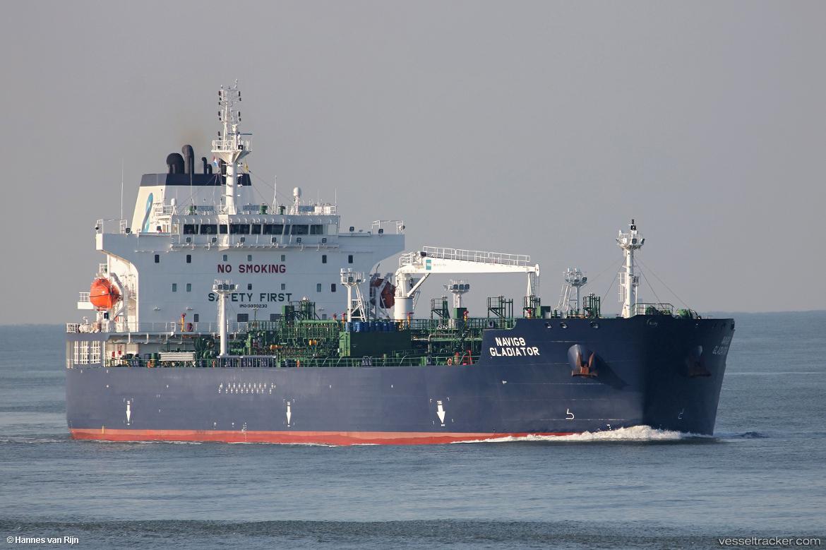 Navig8-Gladiator - Chemical Oil Products Tanker vessel