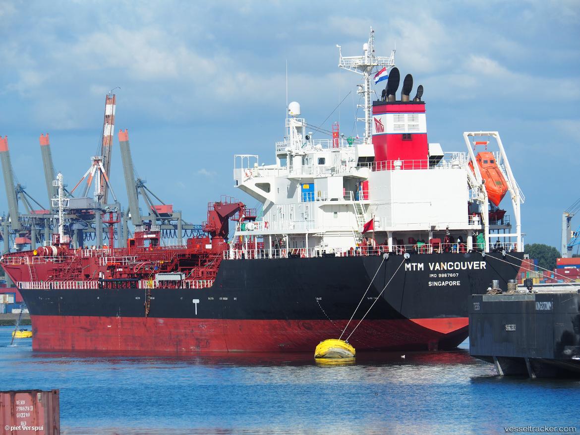Mtm-Vancouver - Chemical Oil Products Tanker vessel