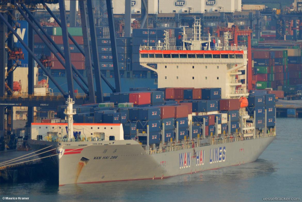 Wan-Hai-286 - Container Ship vessel