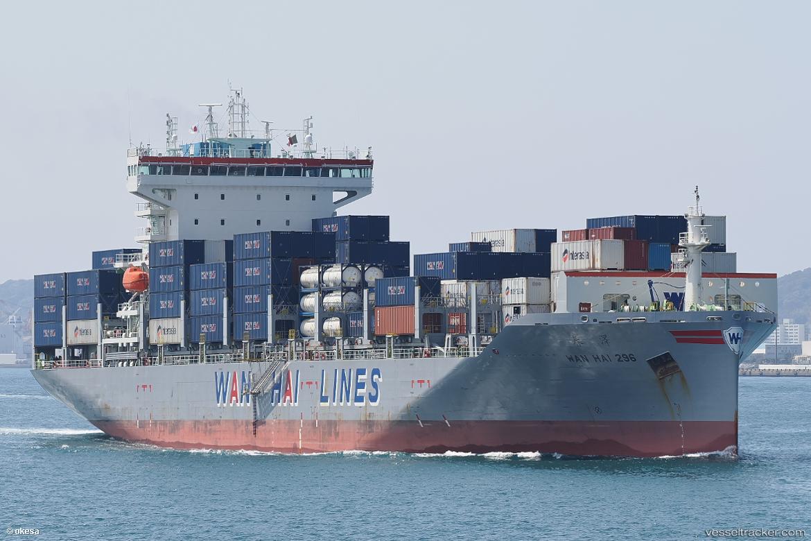 Wan-Hai-296 - Container Ship vessel