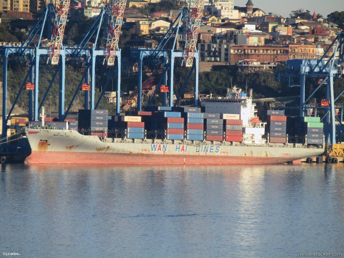 Wan-Hai-322 - Container Ship vessel