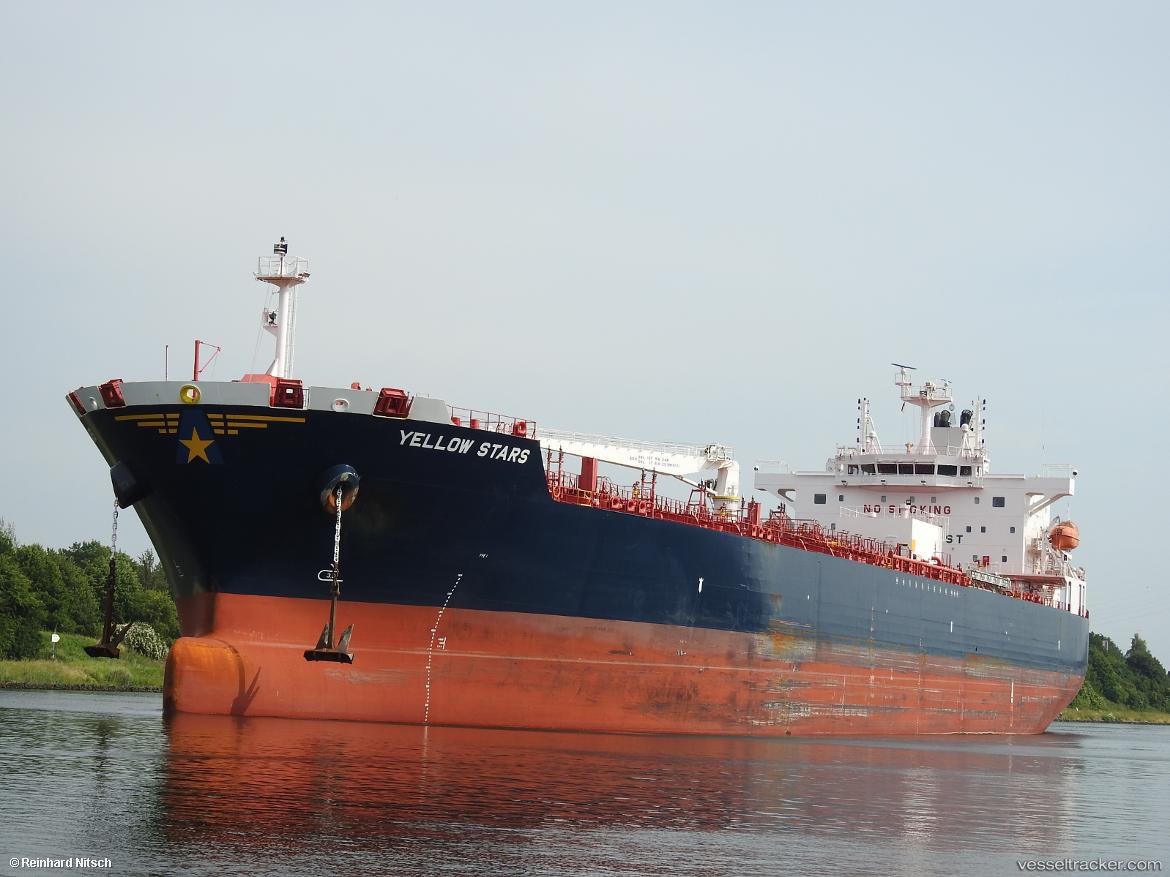 Yellow-Stars - Chemical Oil Products Tanker vessel