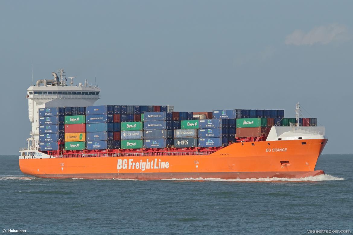Bg-Orange - Container Ship vessel