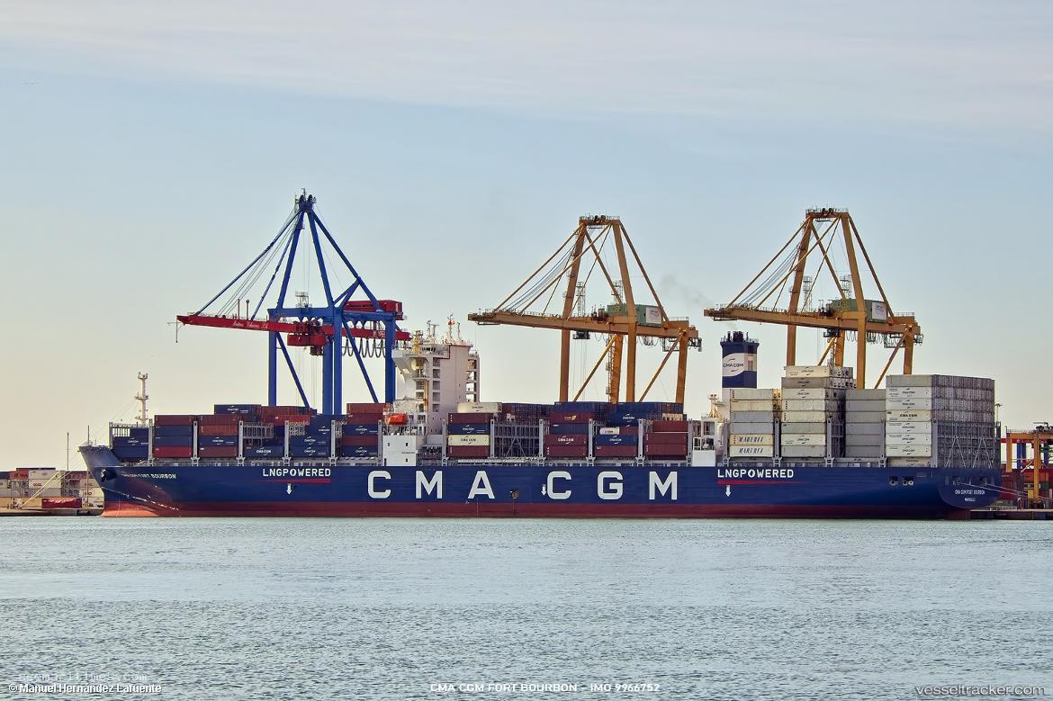 Cma-Cgm-Fort-Bourbon - Container Ship vessel registered in France