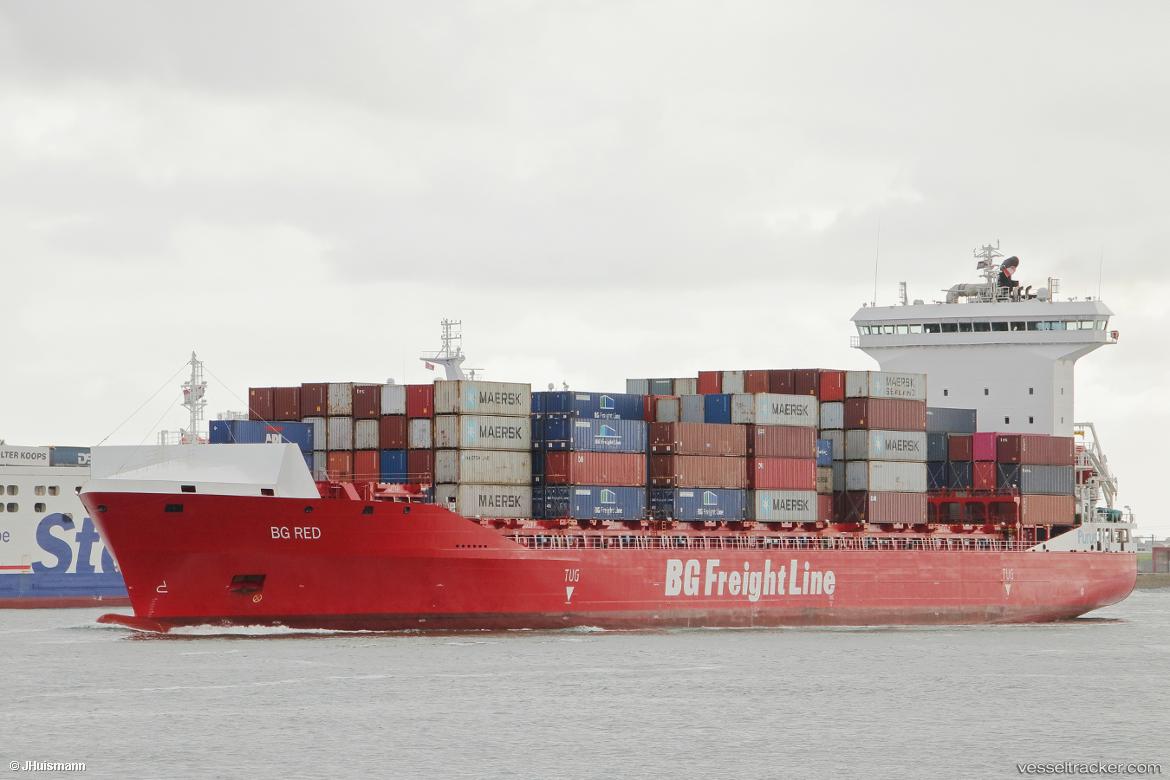 Bg-Red - Container Ship vessel