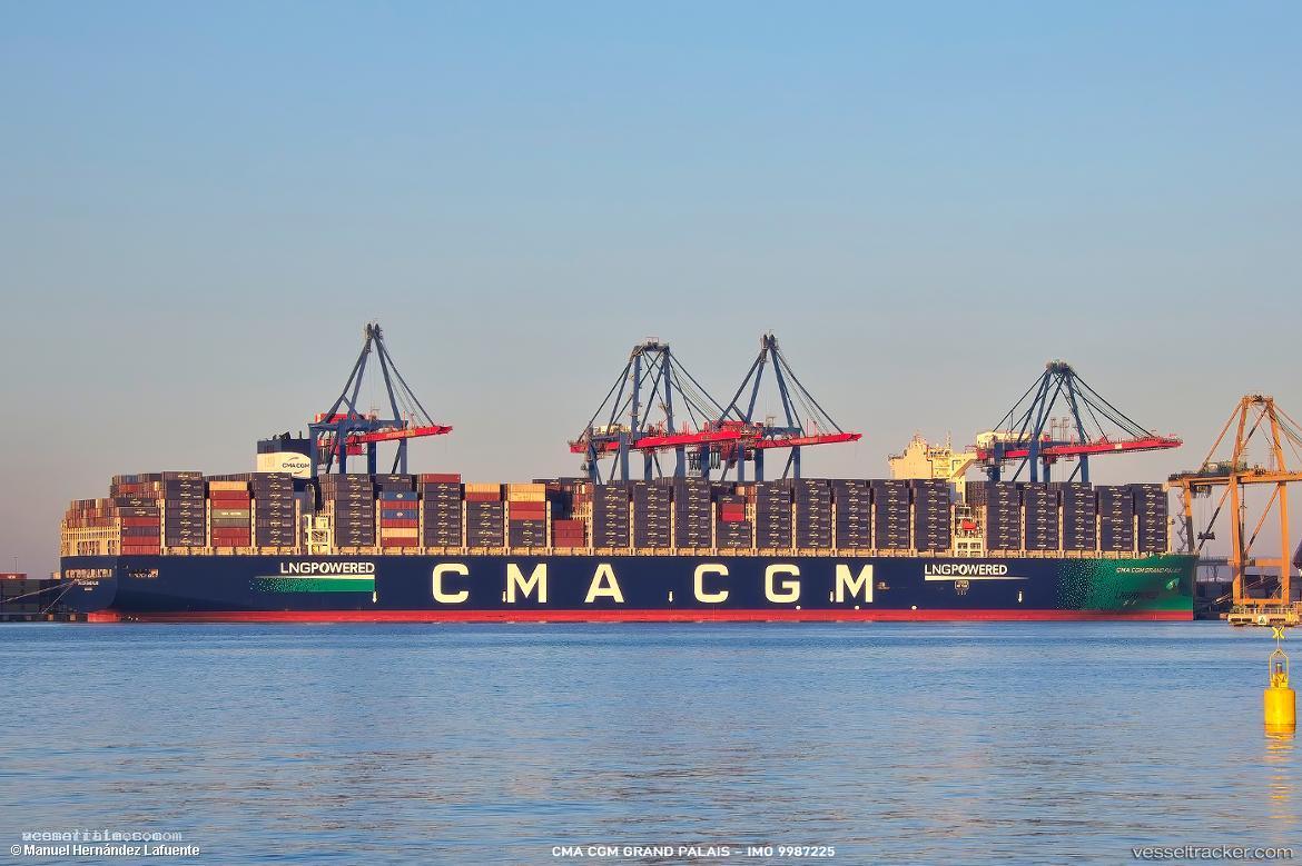 Cma-Cgm-Grand-Palais - Container Ship vessel registered in Singapore