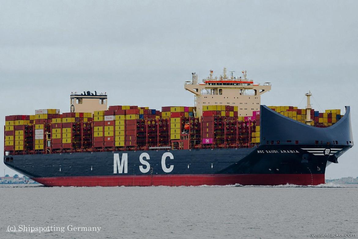 Msc-Saudi-Arabia - Container Ship vessel registered in Liberia