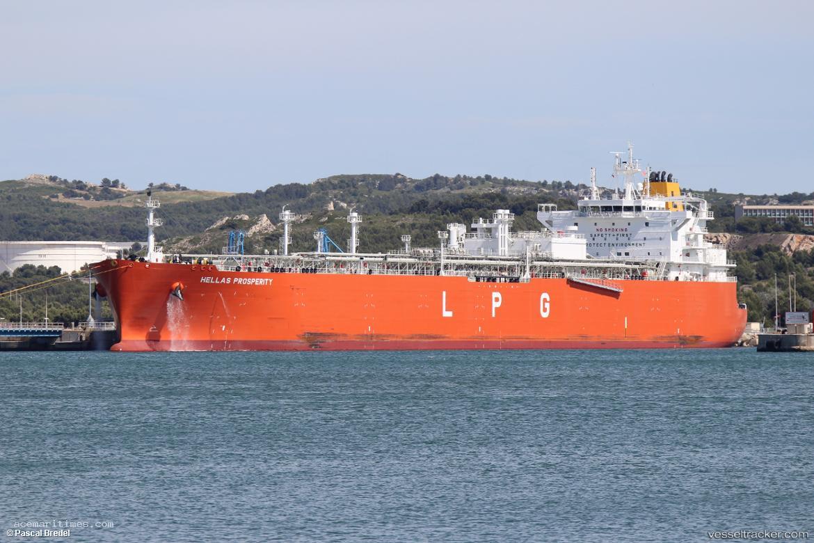 Hellas-Prosperity - Lpg Tanker vessel registered in Marshall Islands